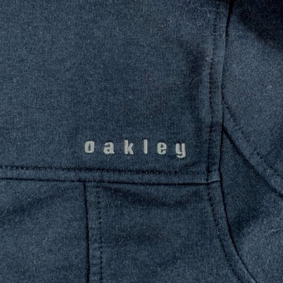 Oakley Double Breasted Jacket Stretch Cotton Blend Jacket Sz S Black #331C - Picture 8 of 10